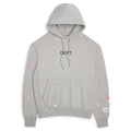DEPT LOGO PAINTED HOODIE Heather Grey
