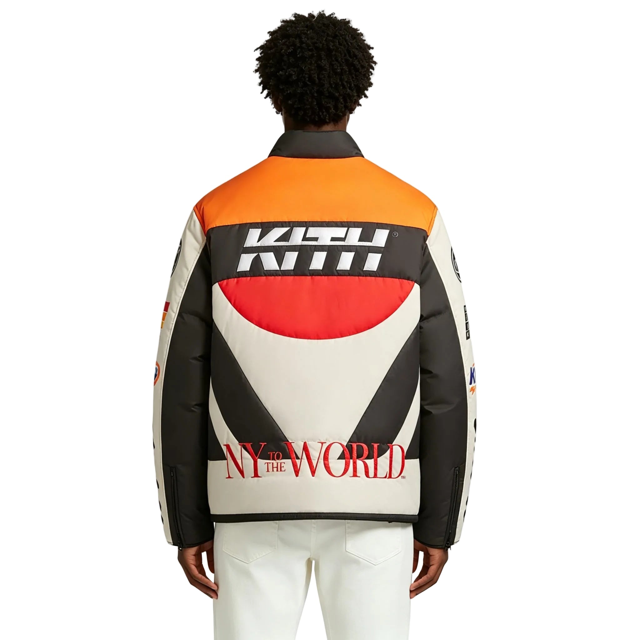 Kith Full Zip Brixton Puffed Shirt Jacket Sandrift
