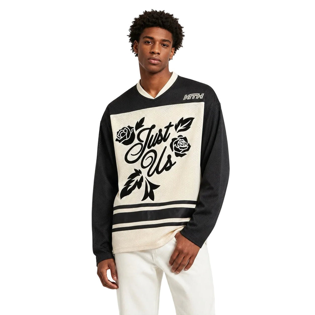 Kith Malik Long-Sleeve Mesh Jersey Sandrift